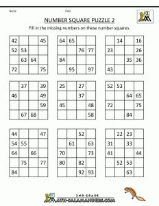 Printable Multiplication Puzzles Printable Crossword Puzzles