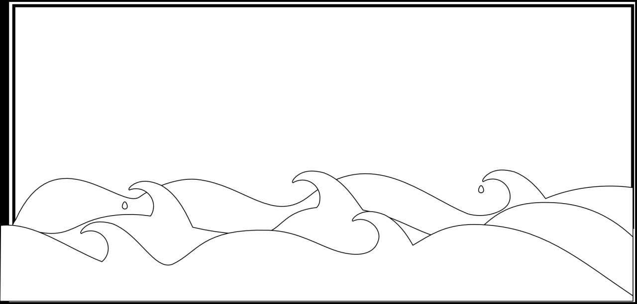 Wave Coloring Page