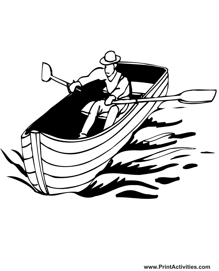 Paddle To The Sea Coloring Pages