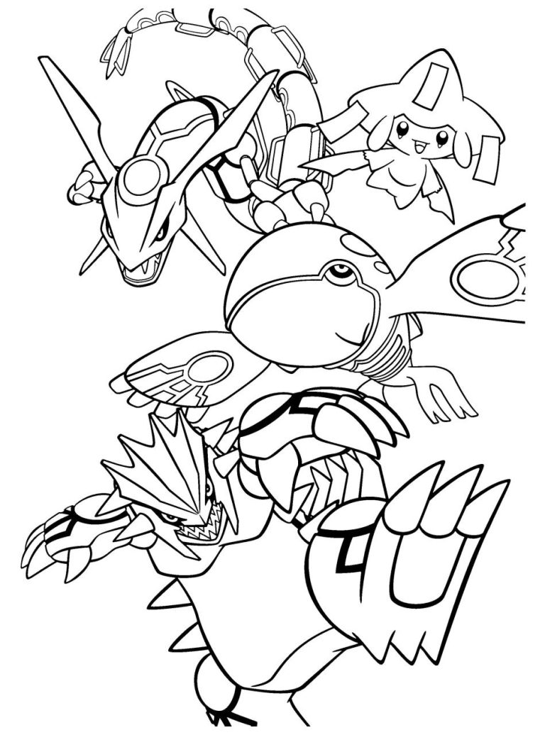 Pokemon Free Coloring Pages