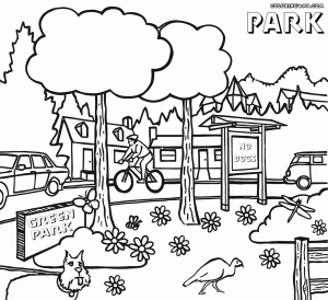 Park coloring pages Coloring pages to download and print
