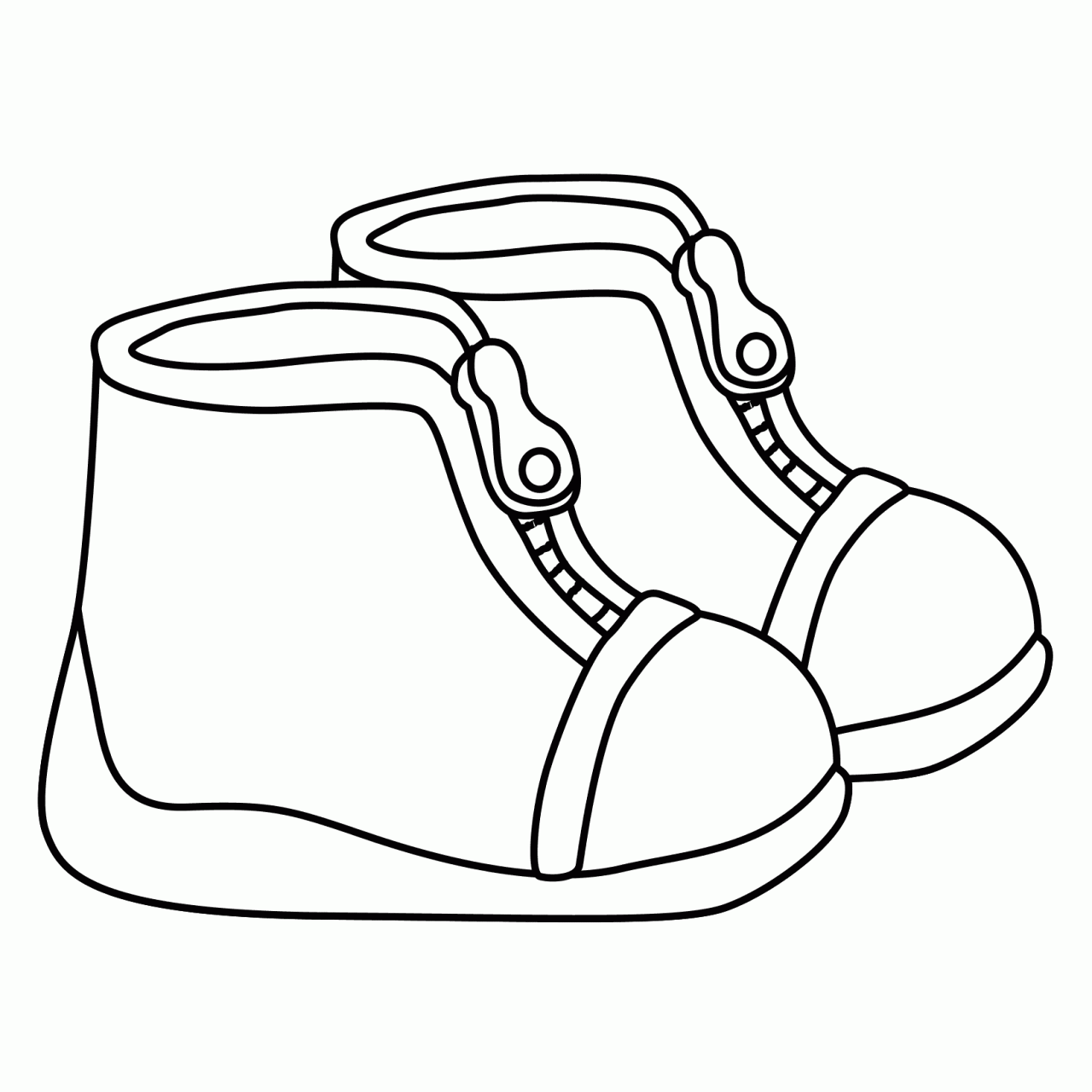 Shoes Colouring Pages ClipArt Best
