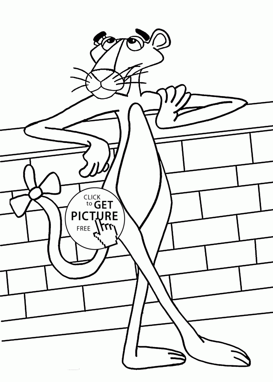 Coloring Pages Pink Panther