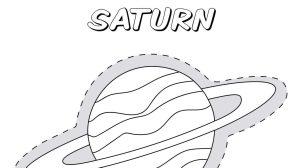 Saturn Coloring Page Coloring Pages Library
