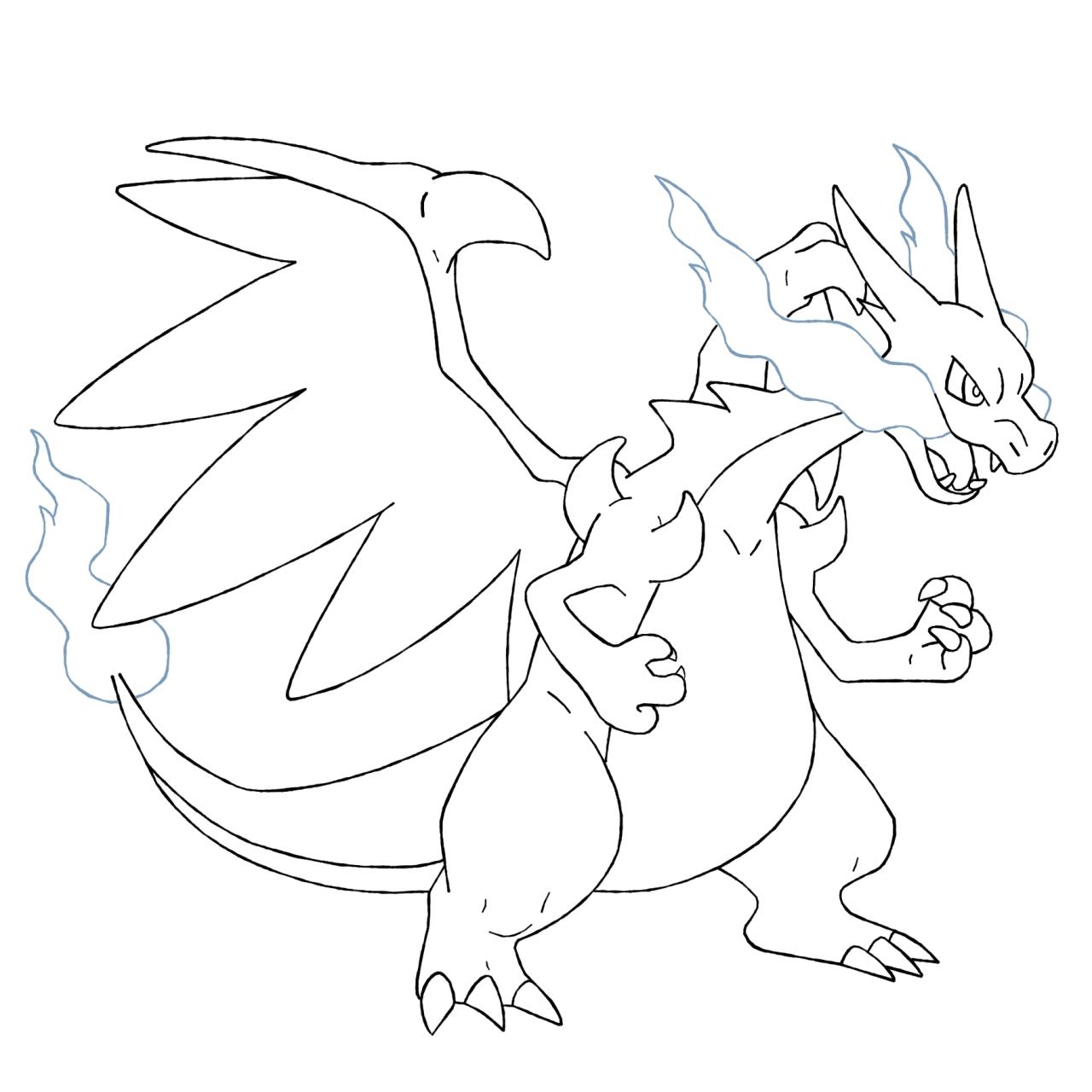 Pokemon Coloring Pages Charizard at Free printable