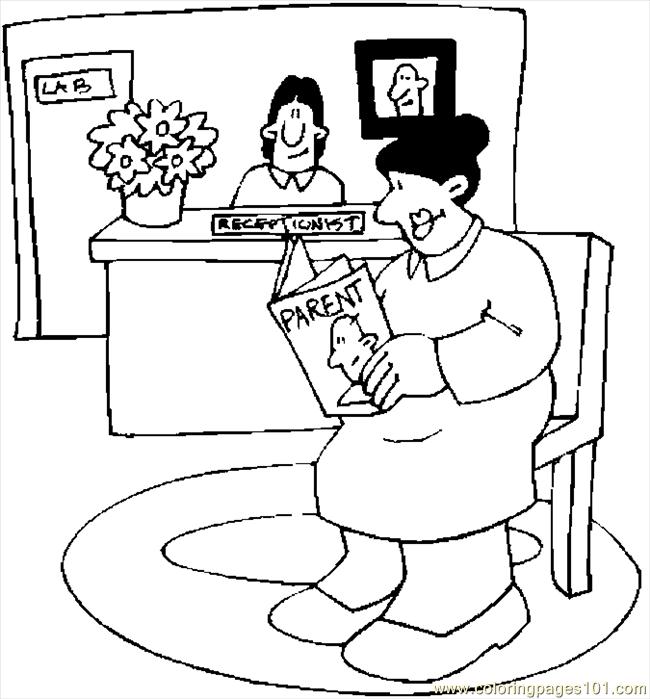 Pregnant Lady Coloring Pages