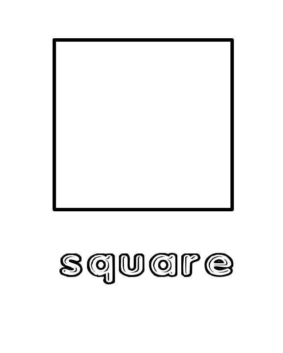 Square Coloring Pages