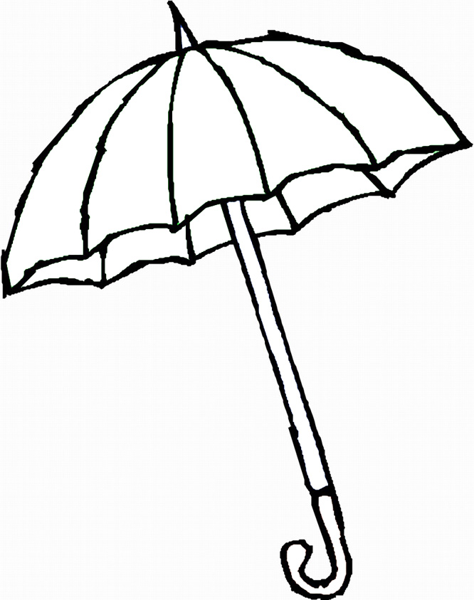 Umbrella Color Page