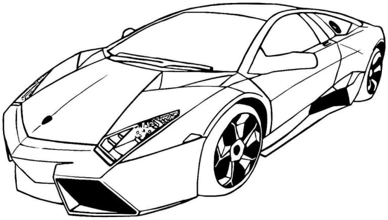 Racing Cars Coloring Pages