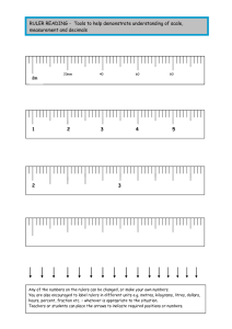 Read A Ruler / How to Read a schoolbox ruler « Math How to read a