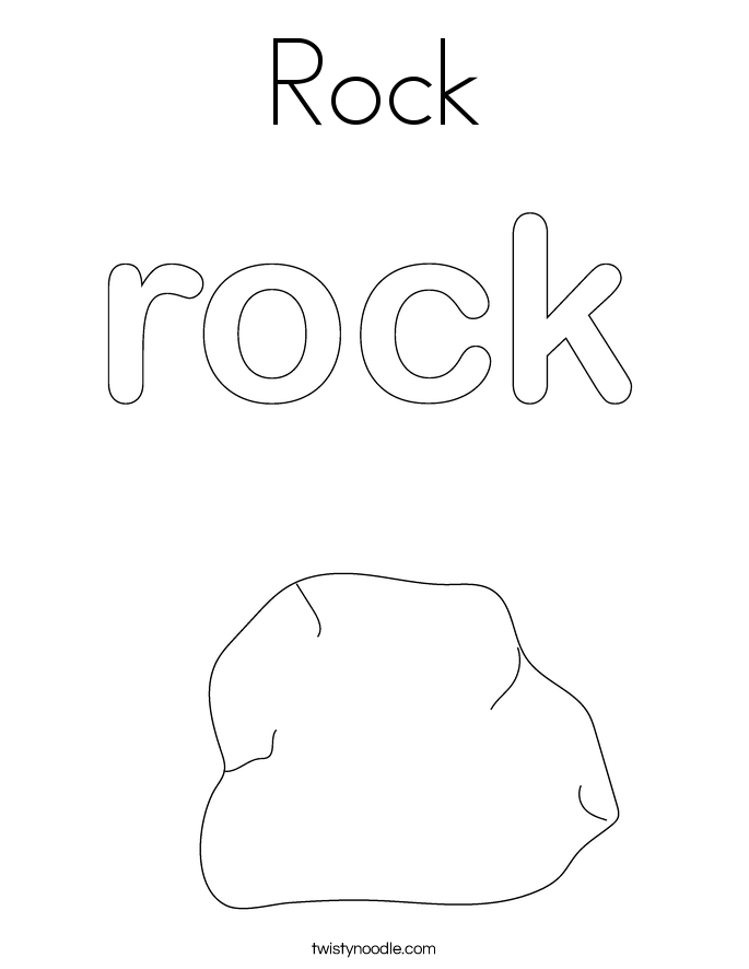 Rock Color Page