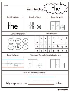 Free Printable Sight Word Reading Passages Free Printable