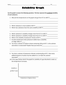 50 solubility Graph Worksheet Answers Chessmuseum Template Library