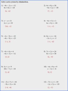 Solving Equations with Variables On Both Sides Worksheet Answer Key