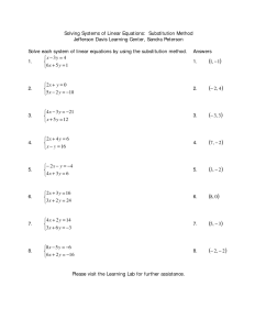 15 Best Images of Systems Of Equations Worksheets Printing Systems of