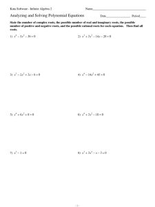 30 solving Polynomial Equations Worksheet Answers Education Template