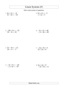 9 Best Images of Solving Equations With Substitution Worksheet