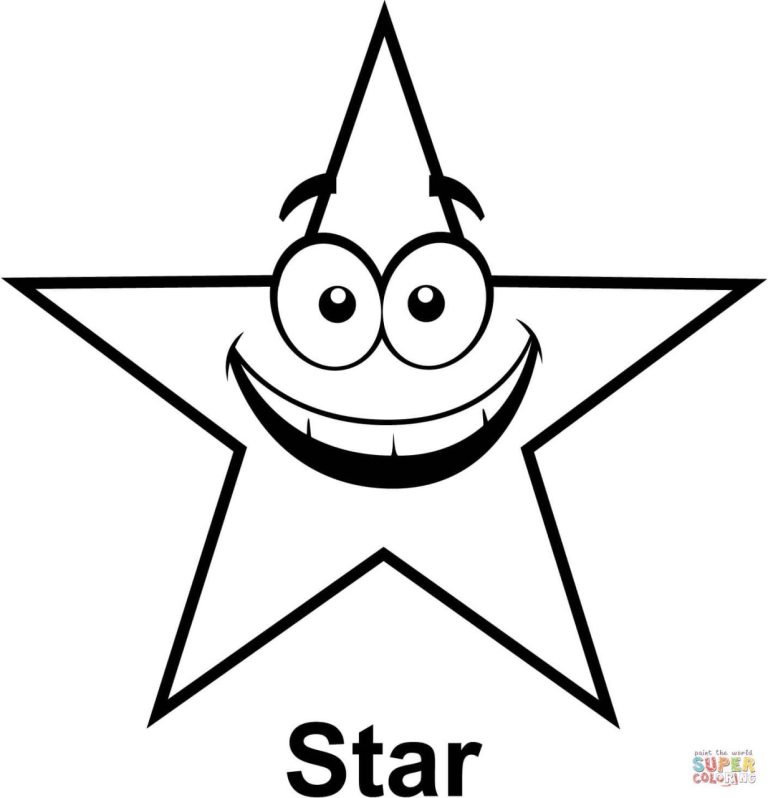 Coloring Page Of Stars
