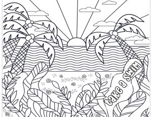 Favorite Pastimes Coloring Pages... Summer Fun! inkhappi