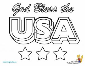 United States Of America Coloring Page at Free