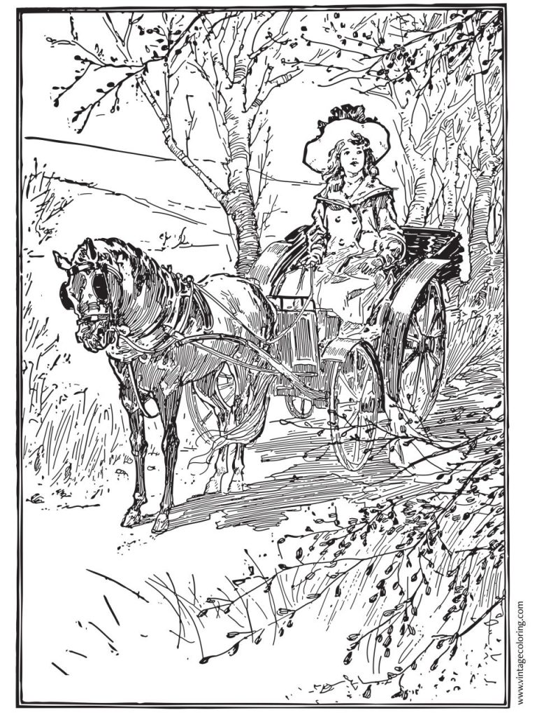 Vintage Coloring Pages