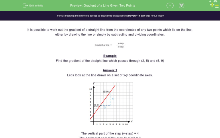 Writing Equations Of Lines Given Two Points Worksheet Pdf