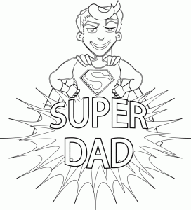 Super Dad Coloring Pages High Quality Coloring Pages Coloring Home