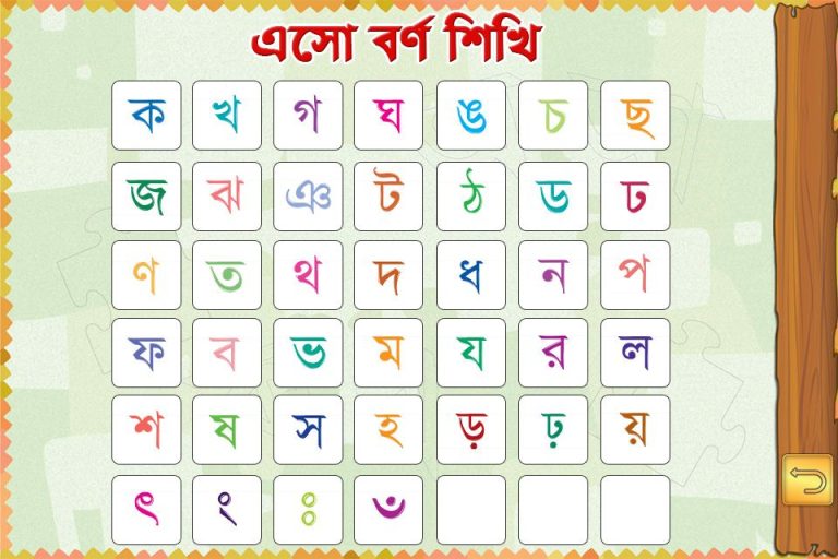 Printable Bengali Alphabet Writing Worksheets Pdf
