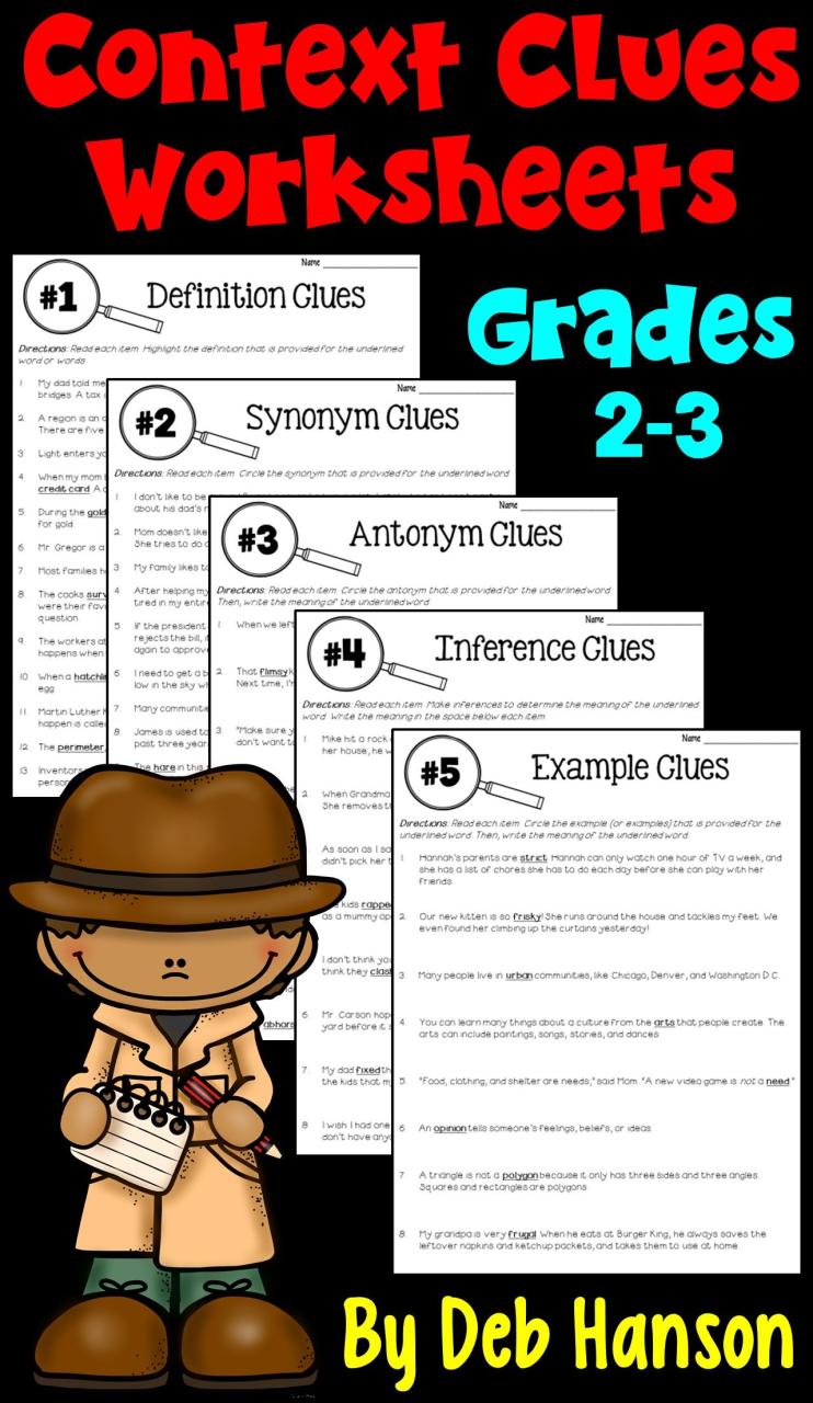 Fifth Grade Context Clues Worksheets 5th Grade Pdf