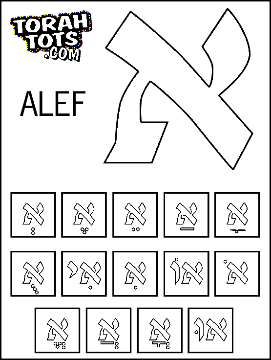 Printable Hebrew Alphabet Worksheets Pdf