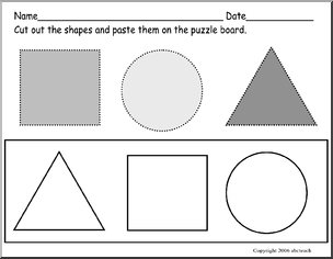 Cut Out Preschool Preschool Free Printable Shapes Worksheets