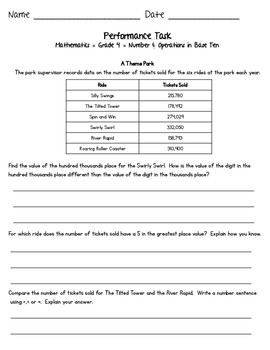 5th Grade Common Core Math Worksheets Place Value