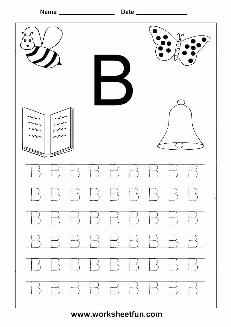 Tracing Capital And Small Letters Worksheet