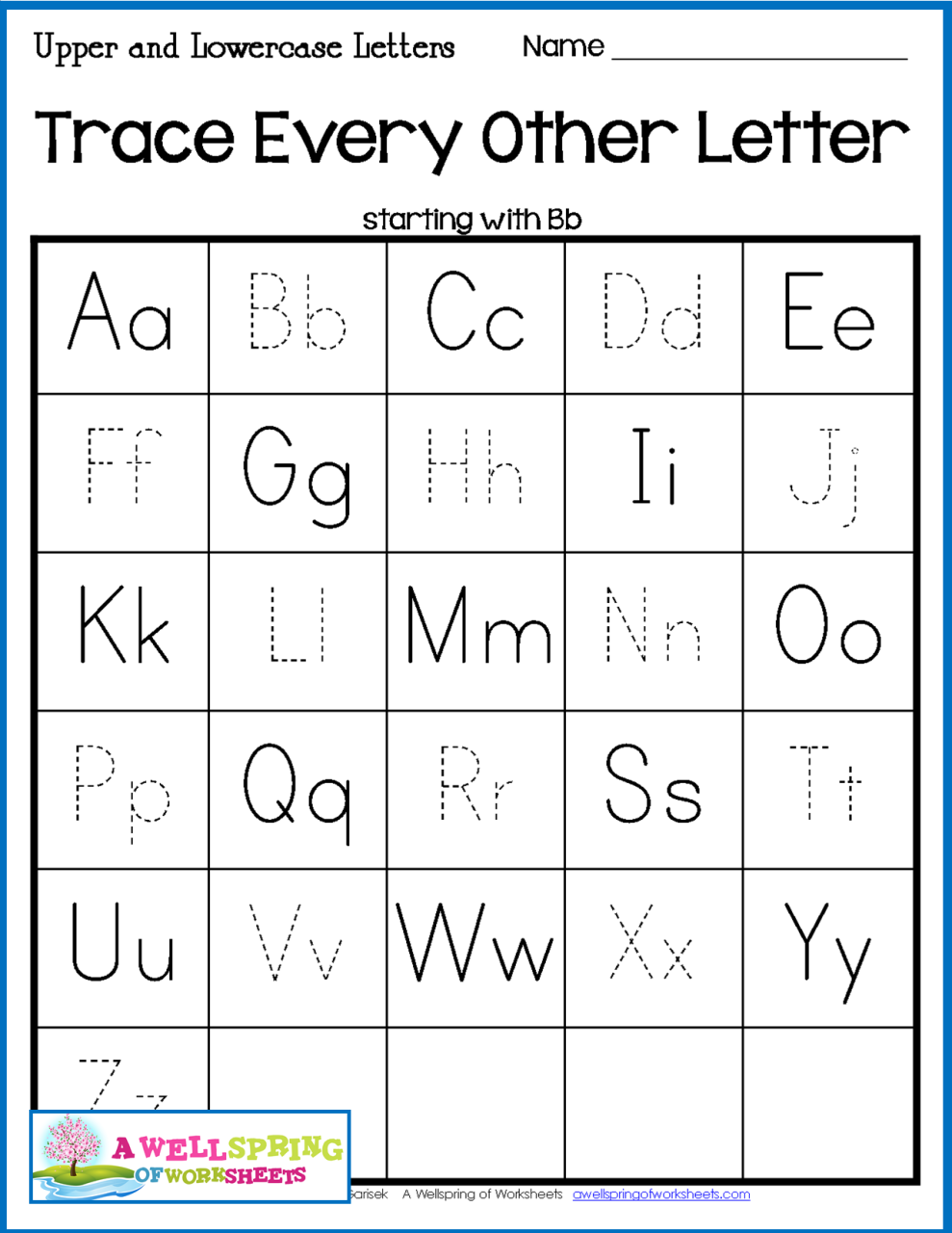 Tracing Lowercase Letters Clipart