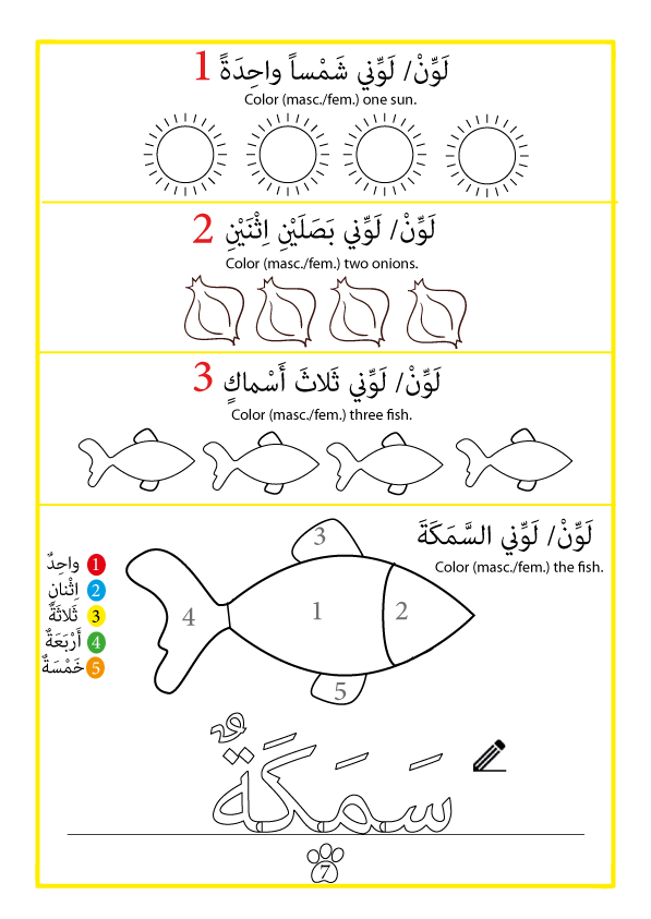 Alphabet Arabic Worksheets For Grade 1 Pdf