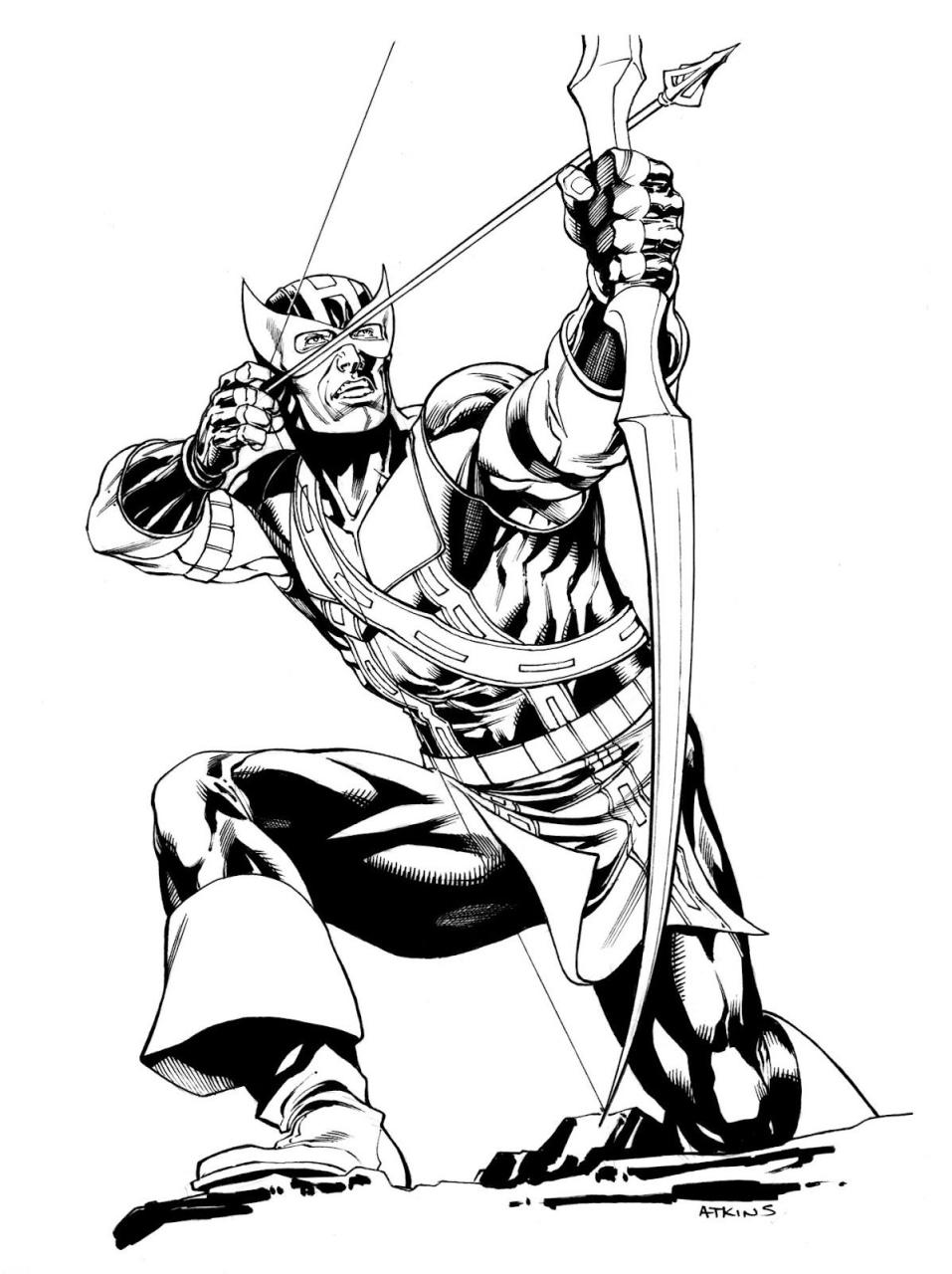 Avengers April Hawkeye... Hawkeye comic, Avengers, Coloring pages