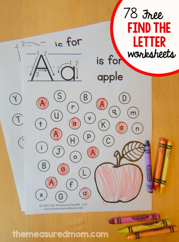 Early Childhood Preschool Alphabet Worksheets For Kindergarten