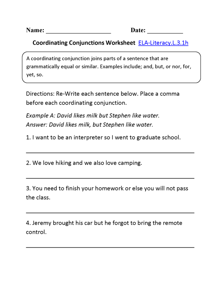 Fourth Grade Punctuation Worksheets For Grade 3 With Answers Pdf