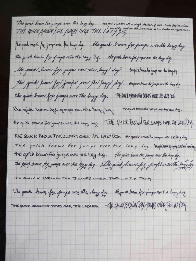 Aesthetic Printable Neat Handwriting Practice Sheets