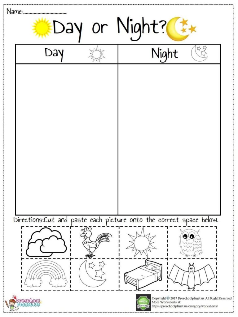Kindergarten Fun Activity Worksheets For Kids