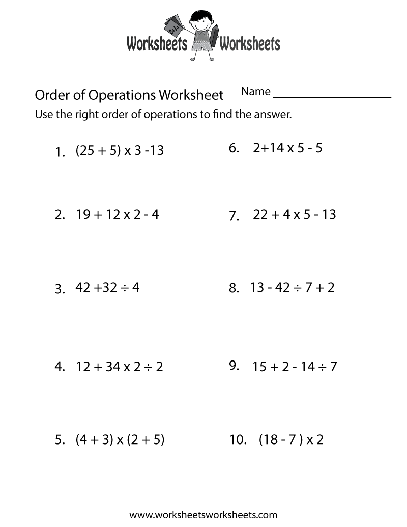 Free Printable 7th Grade Math Review Worksheets