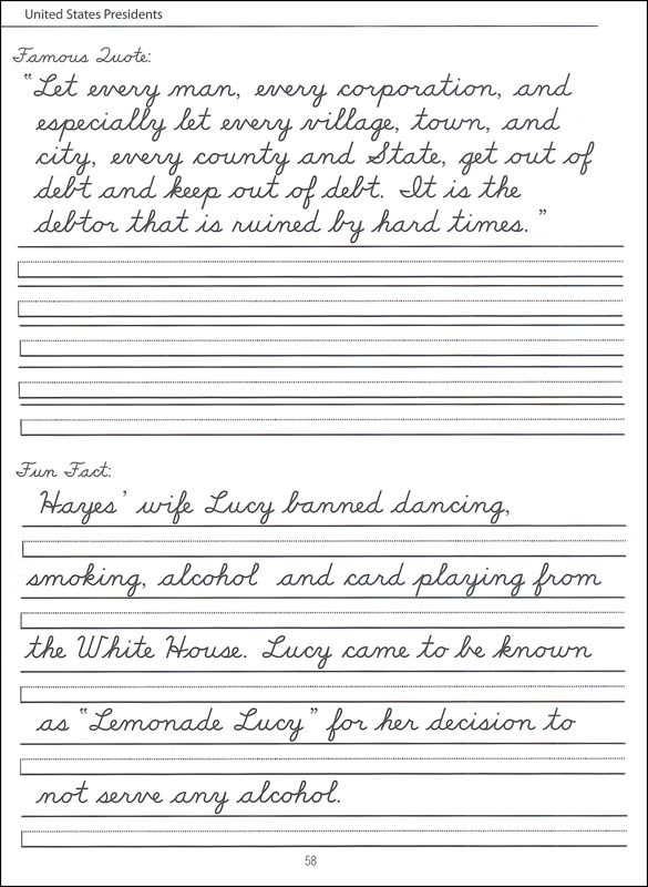 Advanced Cursive Handwriting Worksheets For Adults