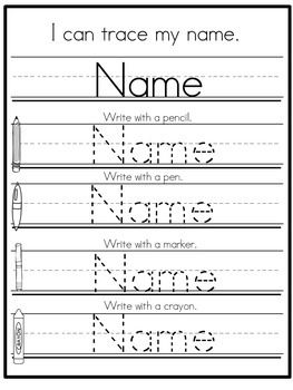 Kindergartener Free Printable Handwriting Name Worksheets