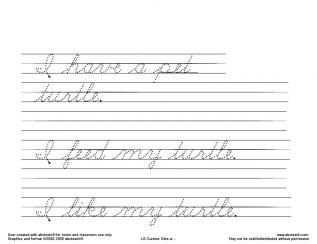 Personalized Printable Free Printable Handwriting Worksheets For 2nd Grade