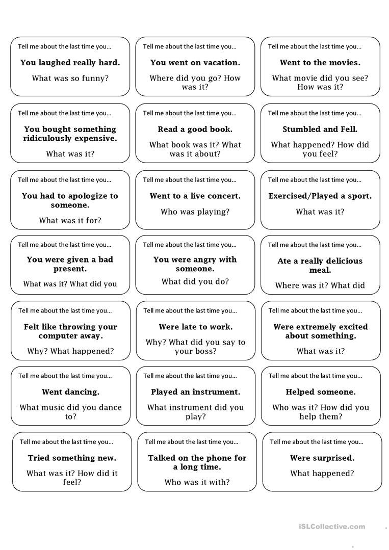 Free Printable English Conversation Worksheets For Kids