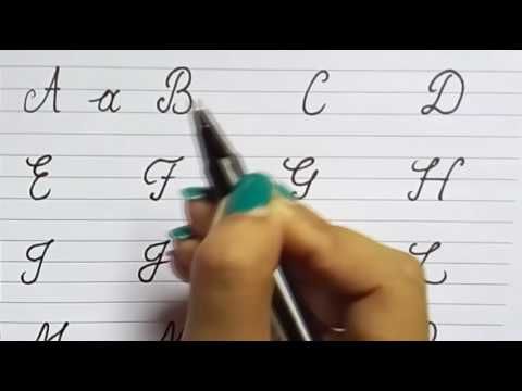 Tracing Cursive Letters Capital And Small