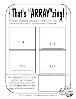 Repeated Addition Arrays Worksheets Pdf