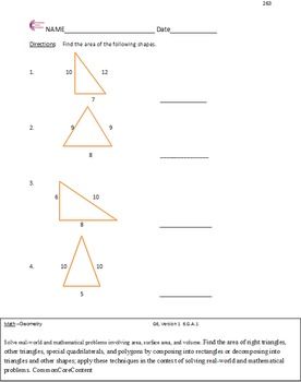 Sixth Grade 6th Grade Math Worksheets Common Core