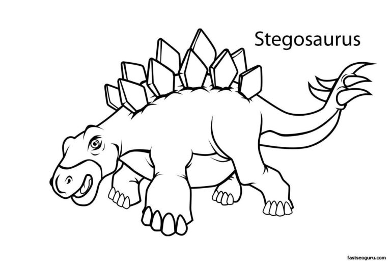 Ankylosaurus Dinosaur Pictures To Color