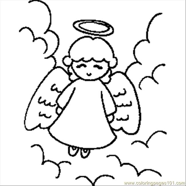 Angel Coloring Pages For Kids